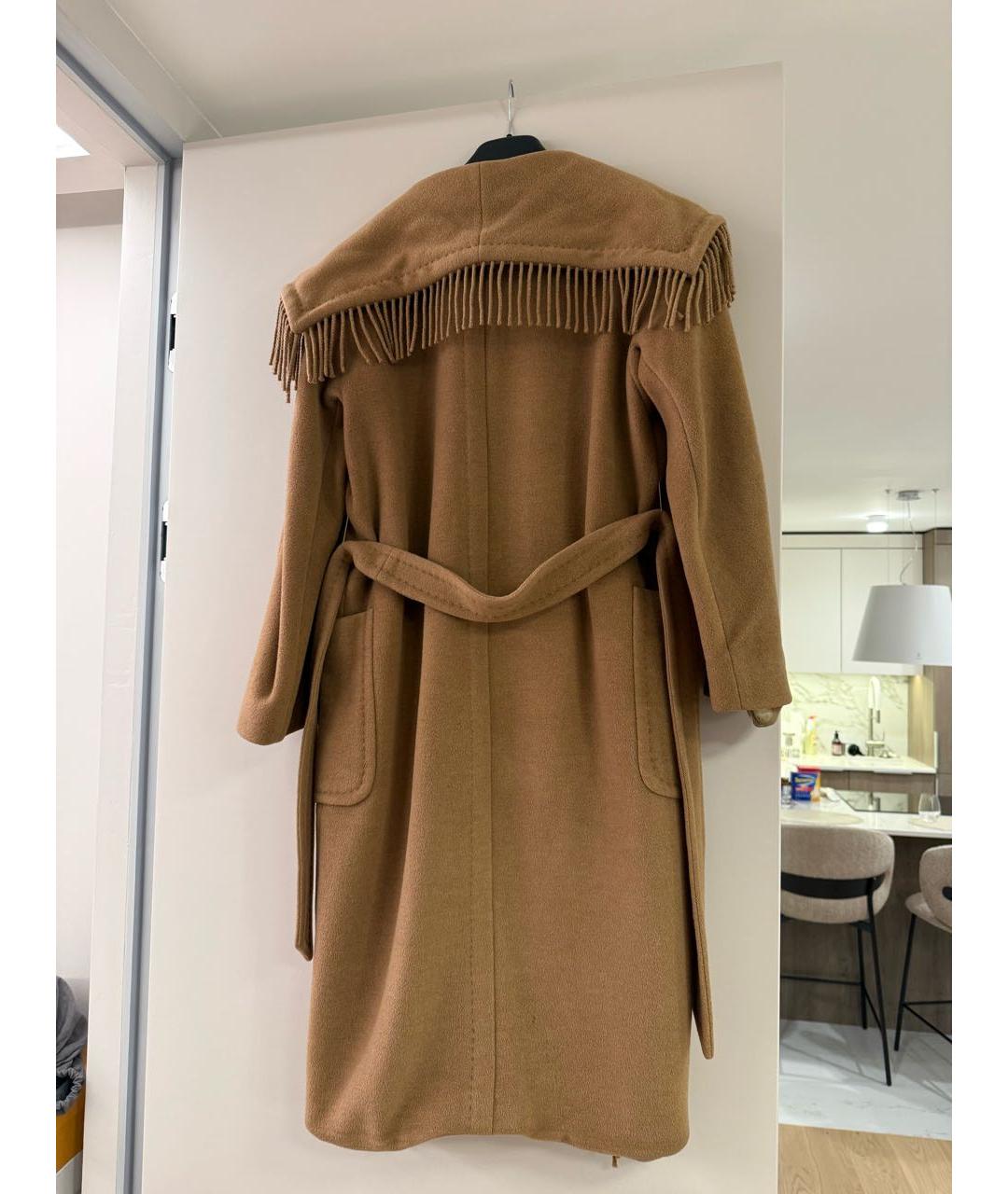 MAX MARA Бежевое шерстяное пальто, фото 2