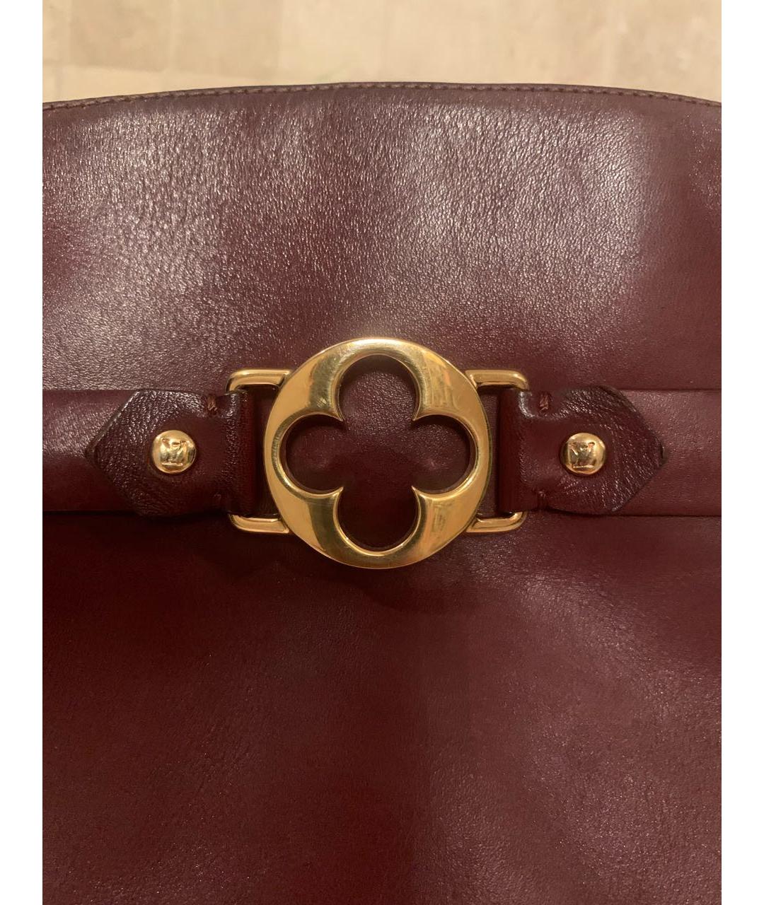 LOUIS VUITTON Коричневые кожаные сапоги, фото 5