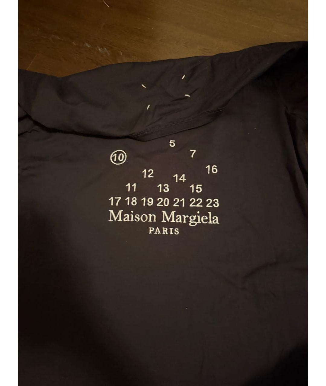 MAISON MARGIELA Черная хлопковая футболка, фото 2