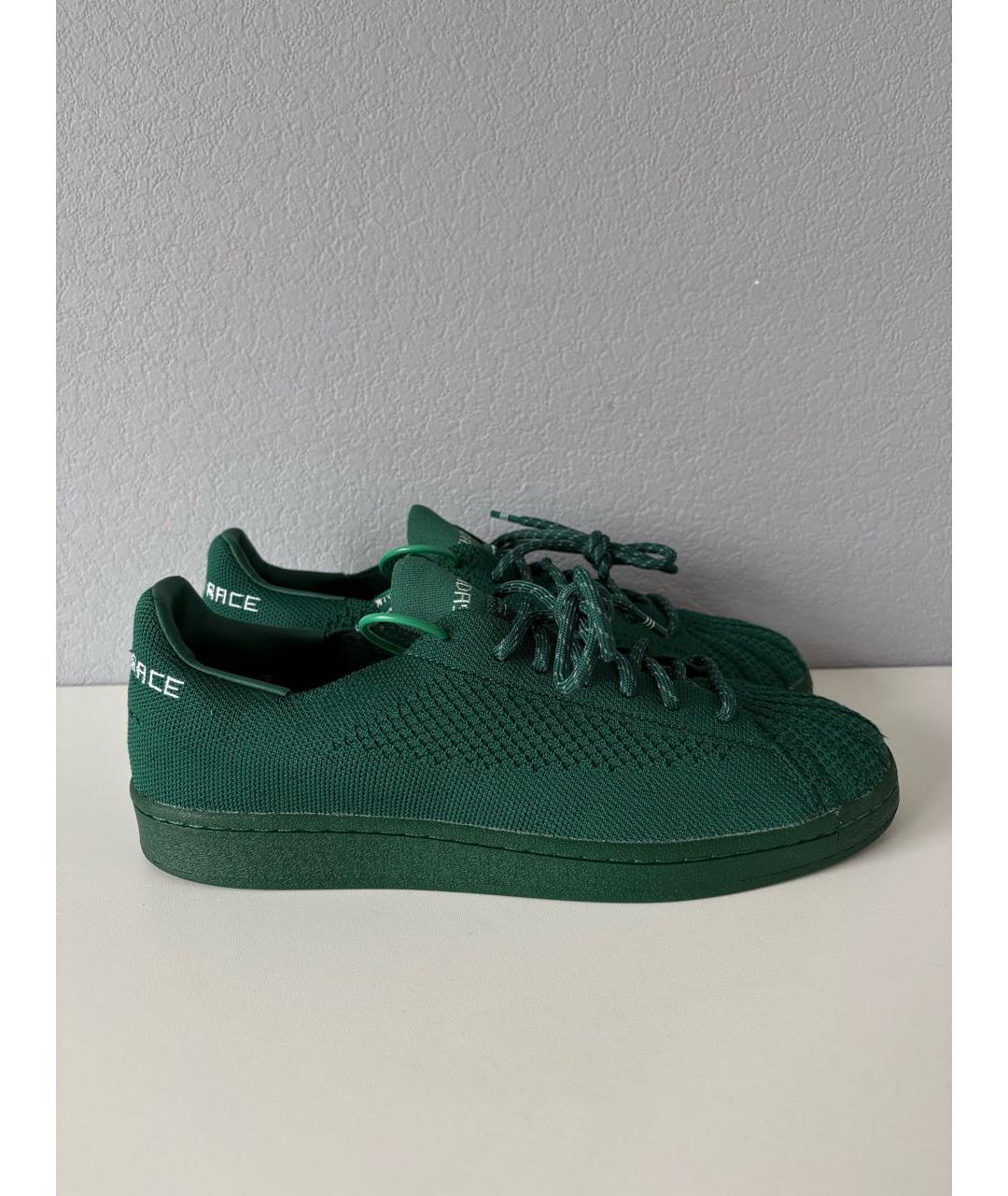 ADIDAS Зеленые текстильные низкие кроссовки / кеды, фото 3