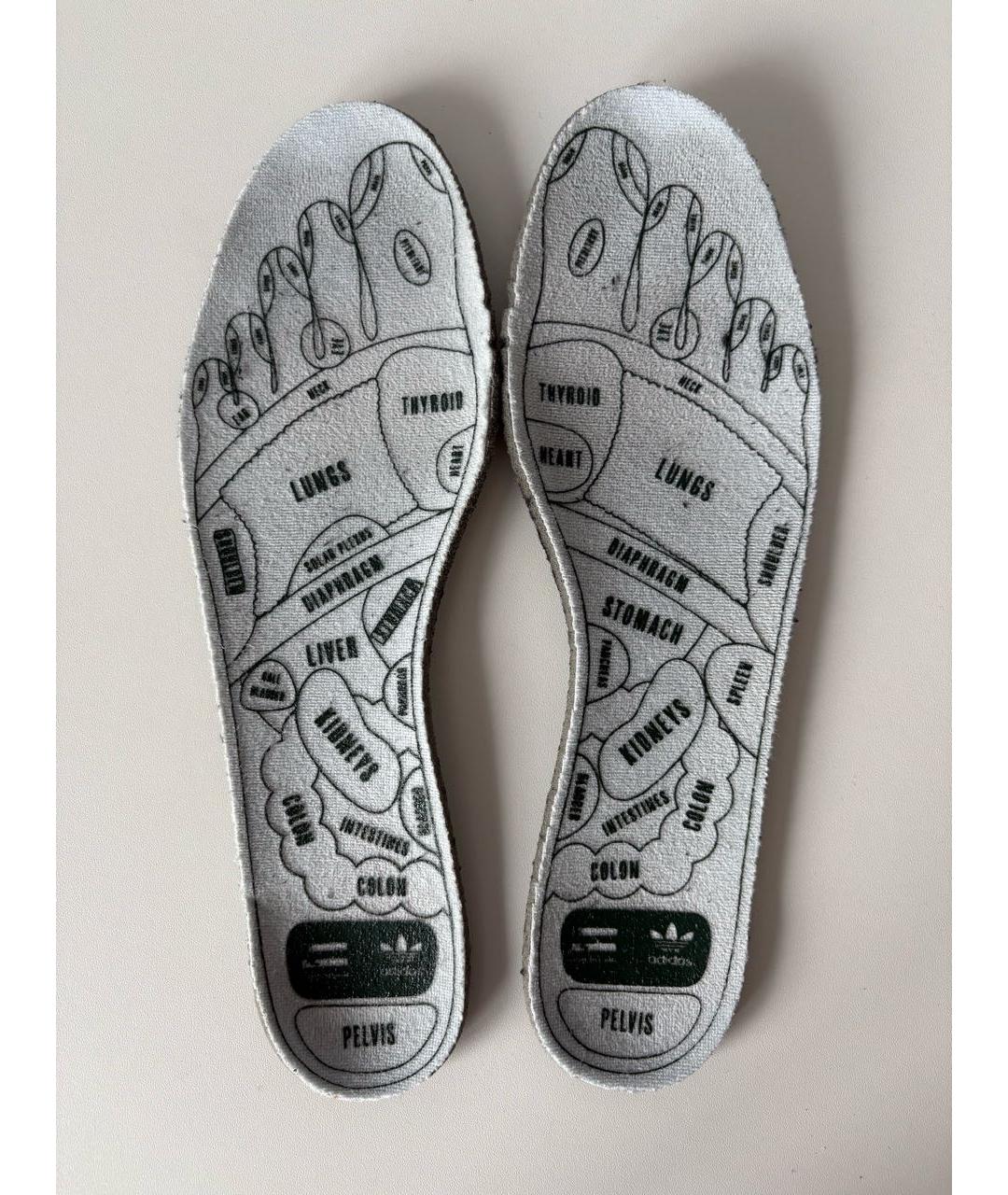 ADIDAS Зеленые текстильные низкие кроссовки / кеды, фото 7
