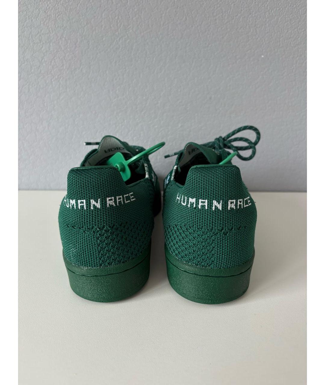 ADIDAS Зеленые текстильные низкие кроссовки / кеды, фото 5