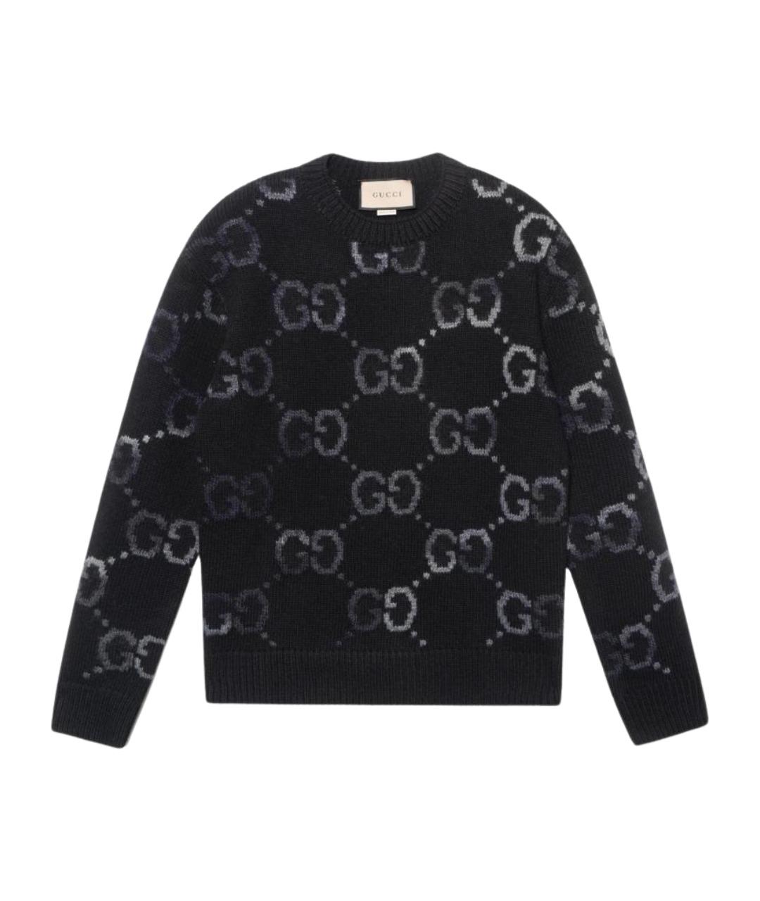 GUCCI Черный джемпер / свитер, фото 1