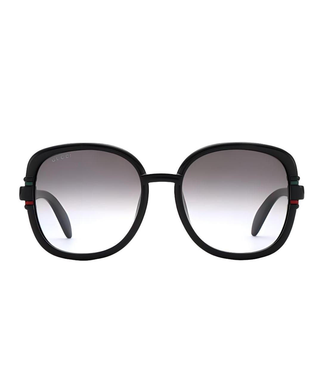 GUCCI Черные пластиковые солнцезащитные очки, фото 2