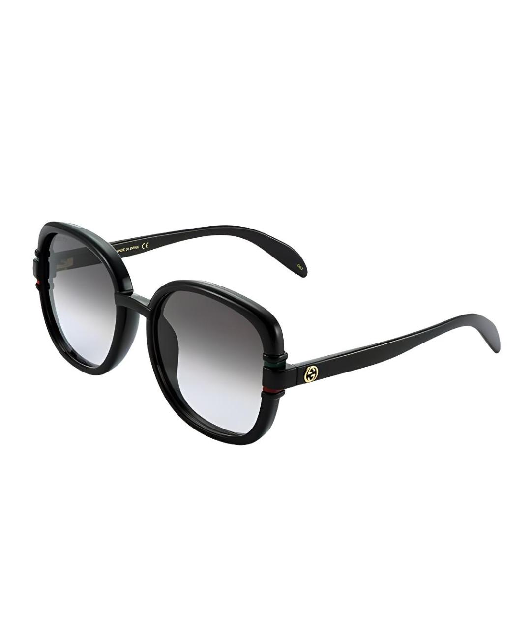 GUCCI Черные пластиковые солнцезащитные очки, фото 3