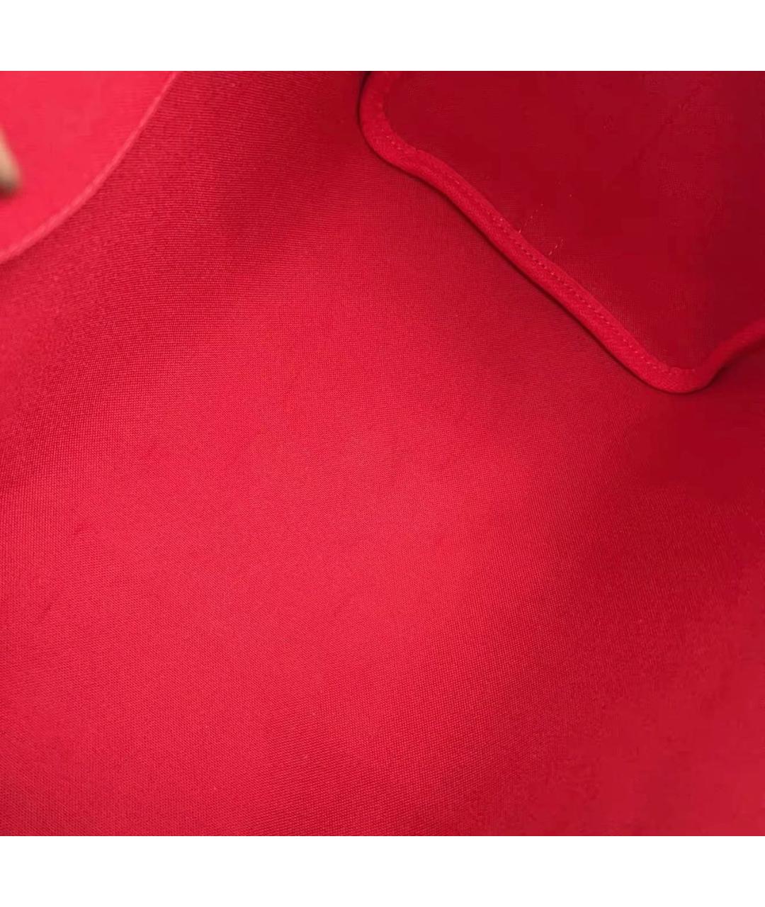 LOUIS VUITTON Коричневая кожаная сумка через плечо, фото 8