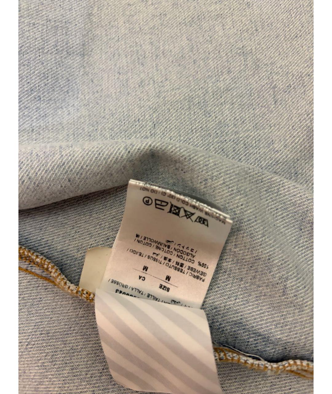 OFF-WHITE Голубая деним куртка, фото 7