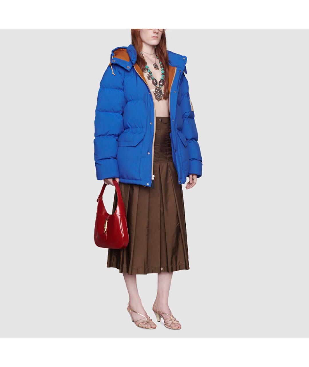 GUCCI Синий пуховик, фото 2
