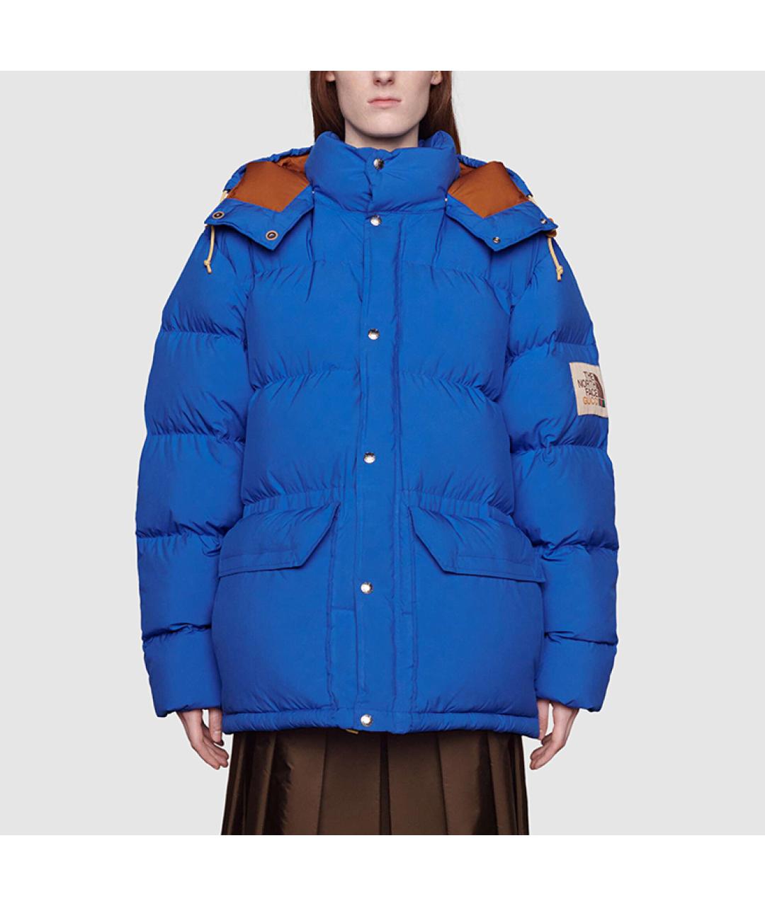 GUCCI Синий пуховик, фото 4