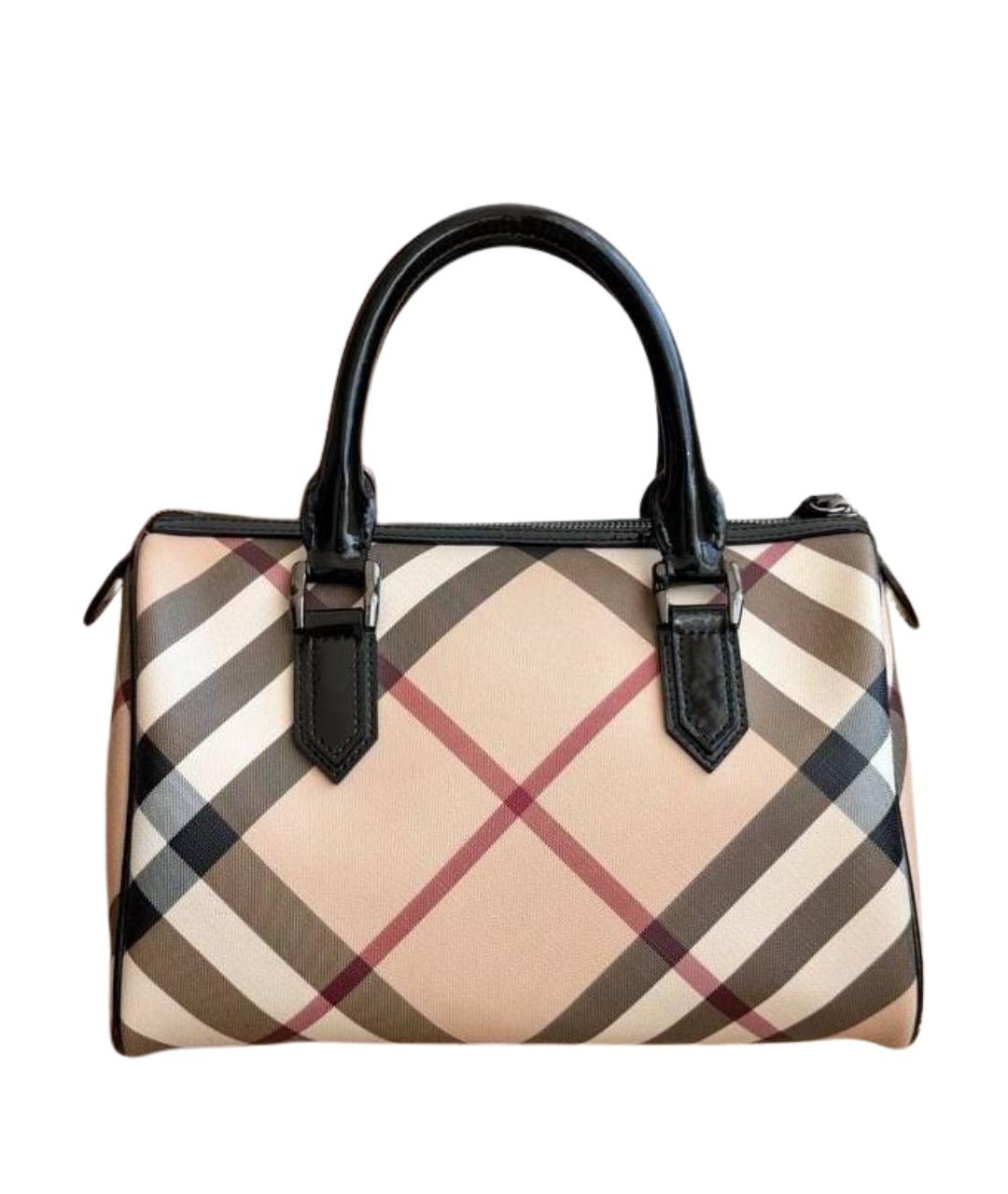 BURBERRY Бежевая сумка с короткими ручками, фото 1
