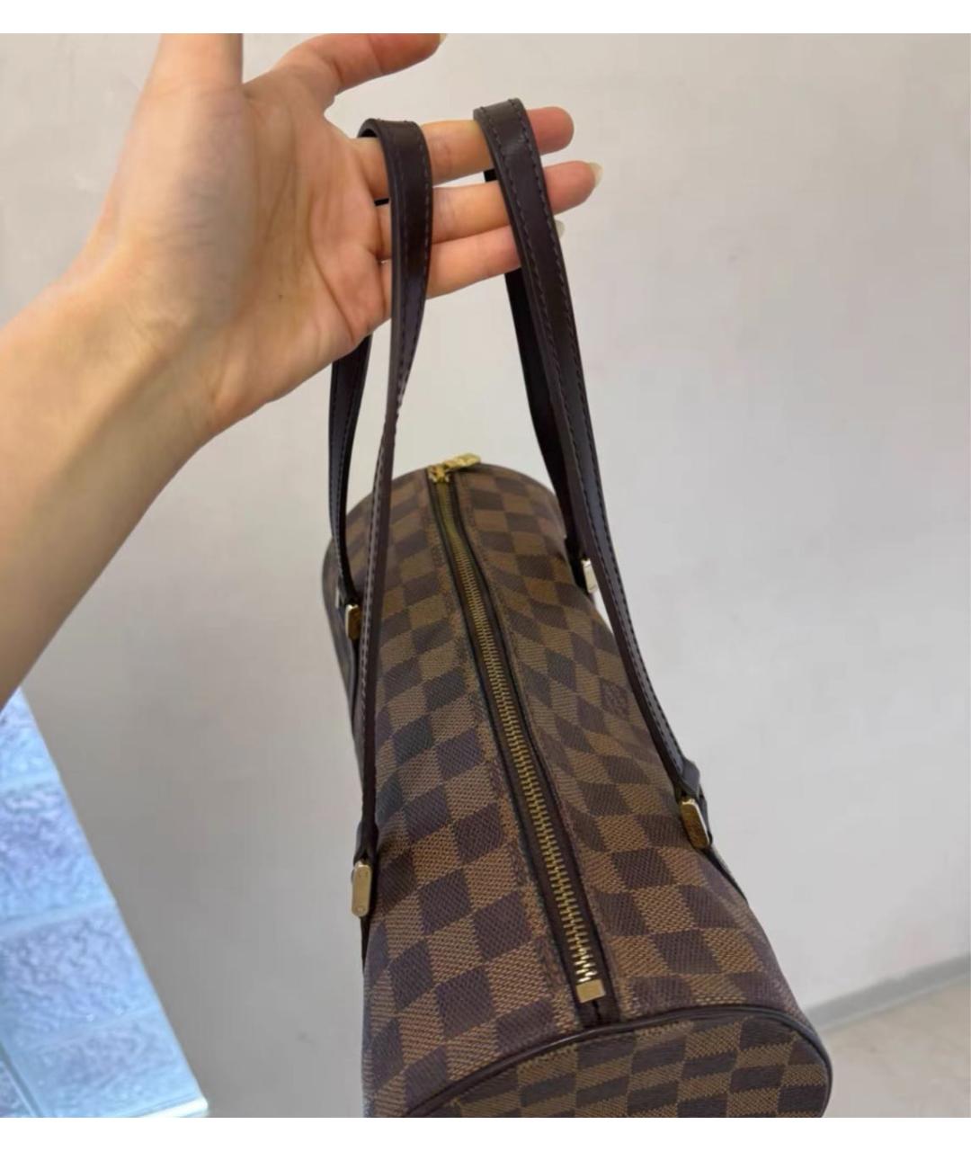 LOUIS VUITTON Коричневая сумка через плечо, фото 4