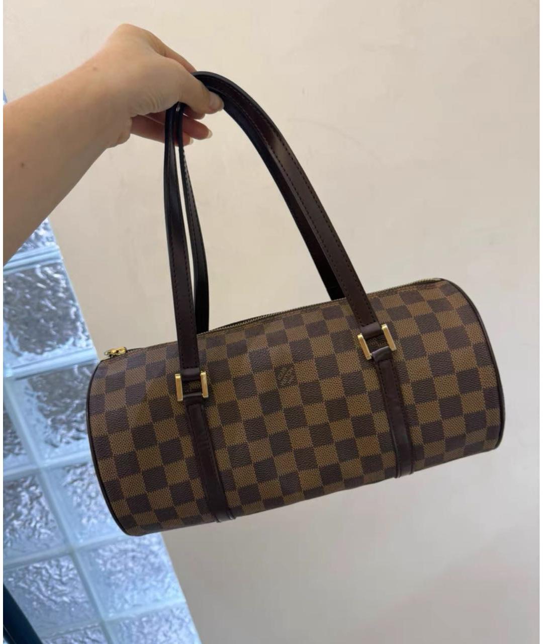 LOUIS VUITTON Коричневая сумка через плечо, фото 6