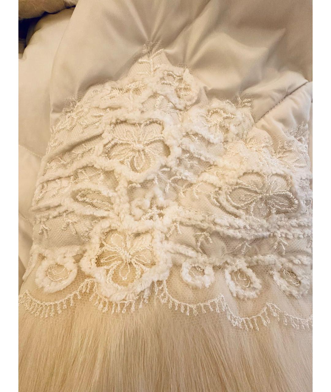 ERMANNO SCERVINO Белая меховая парка, фото 7
