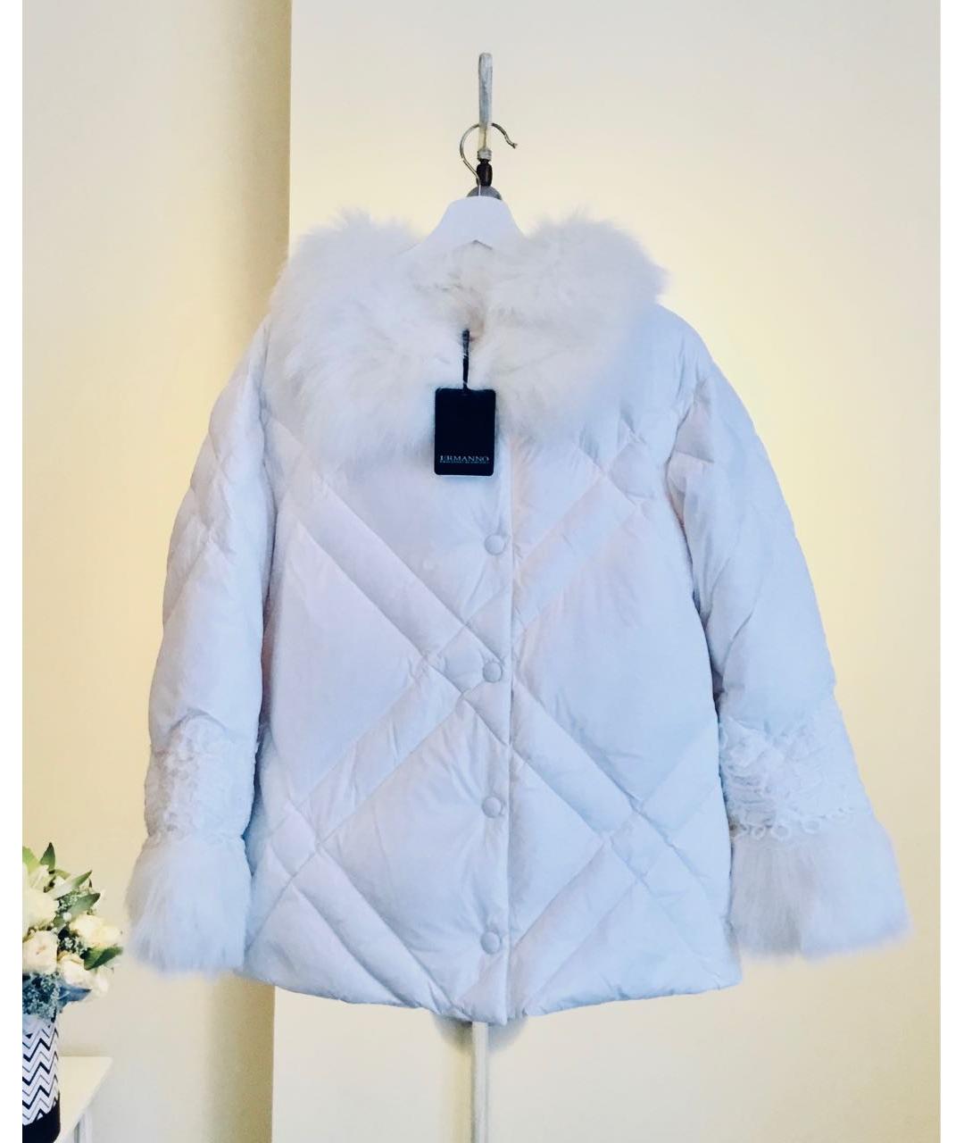 ERMANNO SCERVINO Белая меховая парка, фото 8