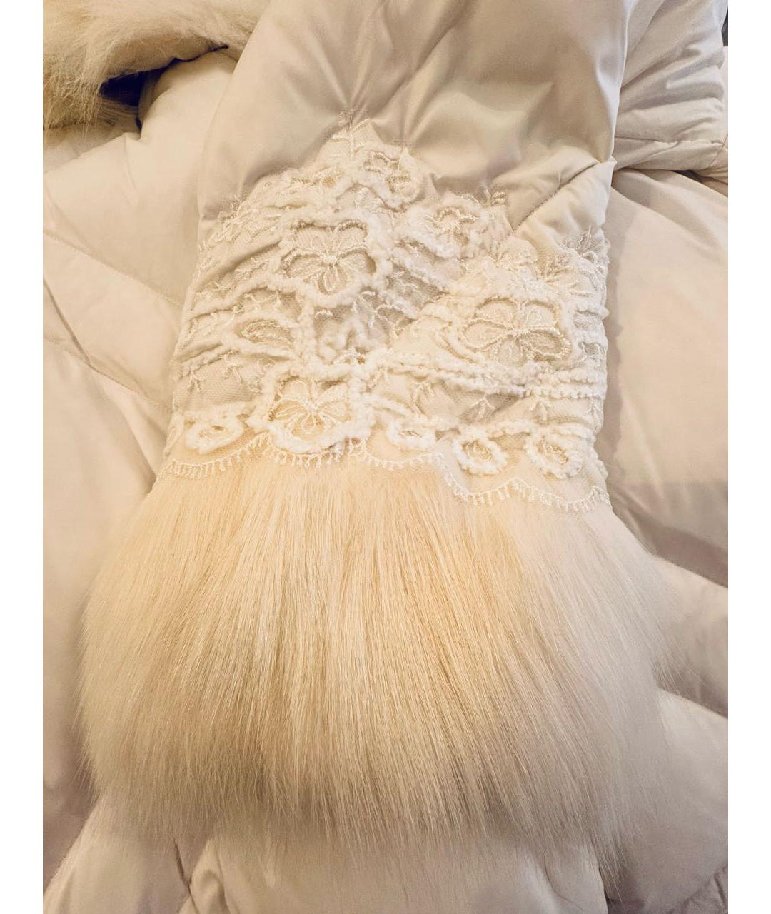 ERMANNO SCERVINO Белая меховая парка, фото 6