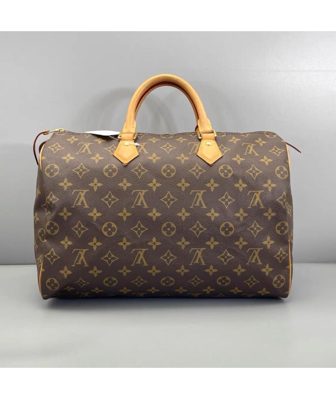 LOUIS VUITTON Коричневая сумка с короткими ручками, фото 3