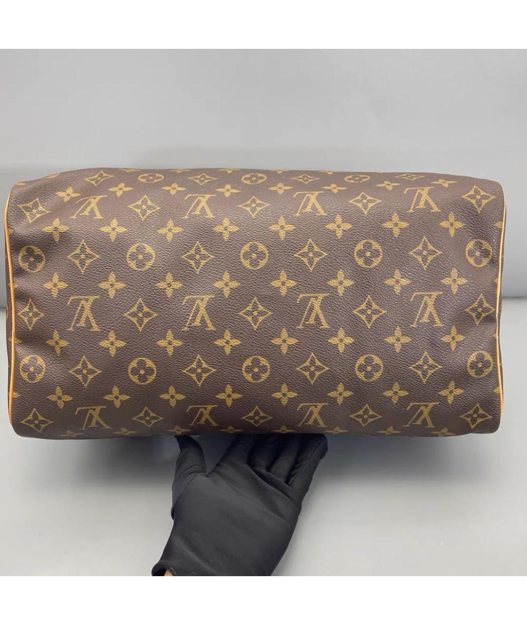 LOUIS VUITTON Коричневая сумка с короткими ручками, фото 5