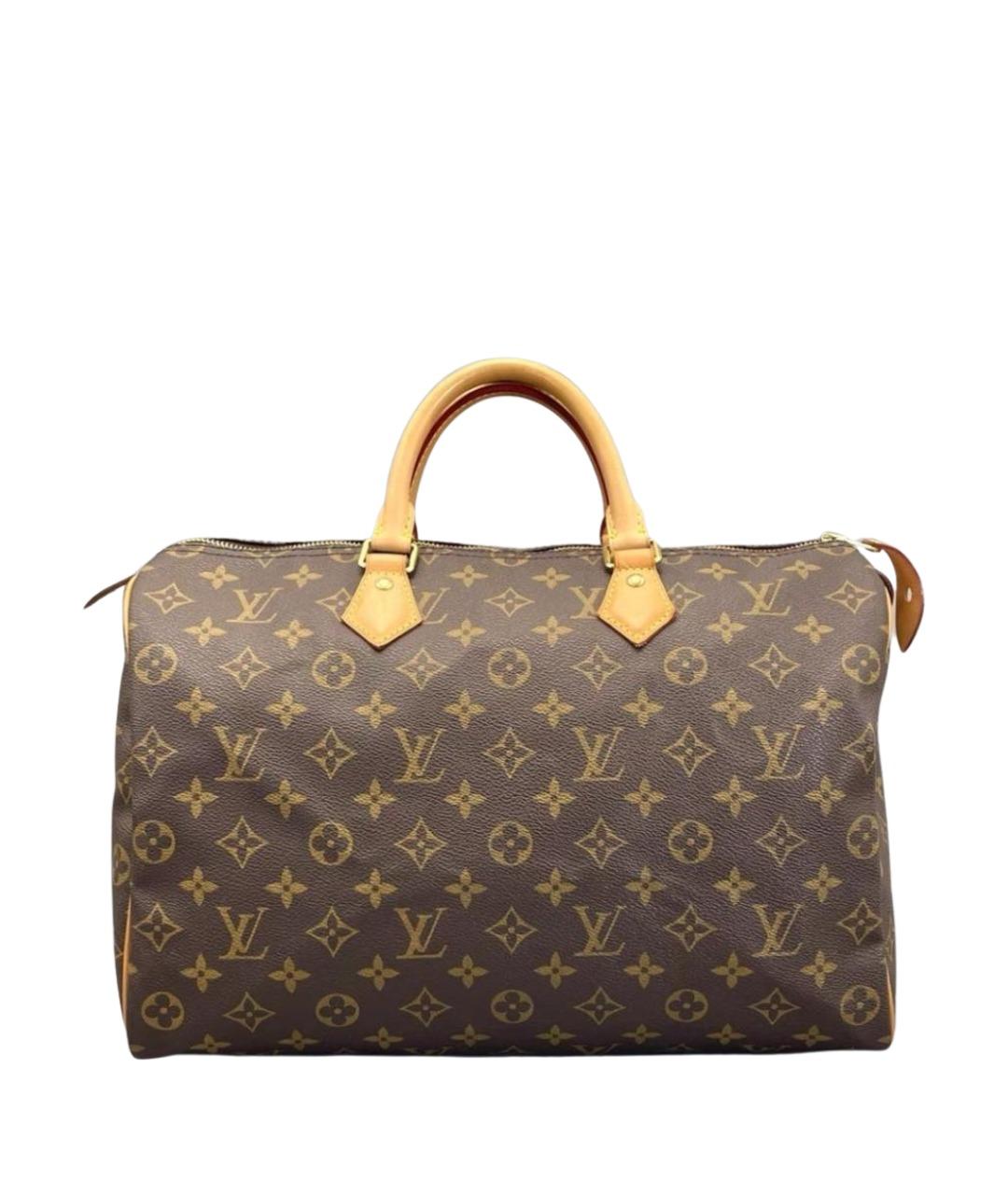 LOUIS VUITTON Коричневая сумка с короткими ручками, фото 1