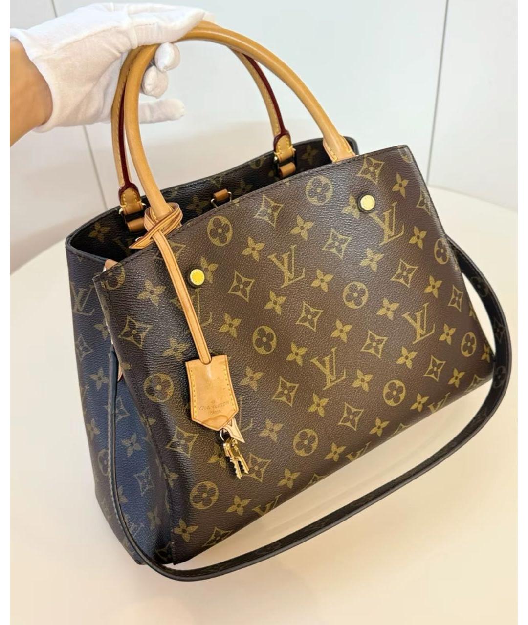 LOUIS VUITTON Коричневая сумка через плечо, фото 6