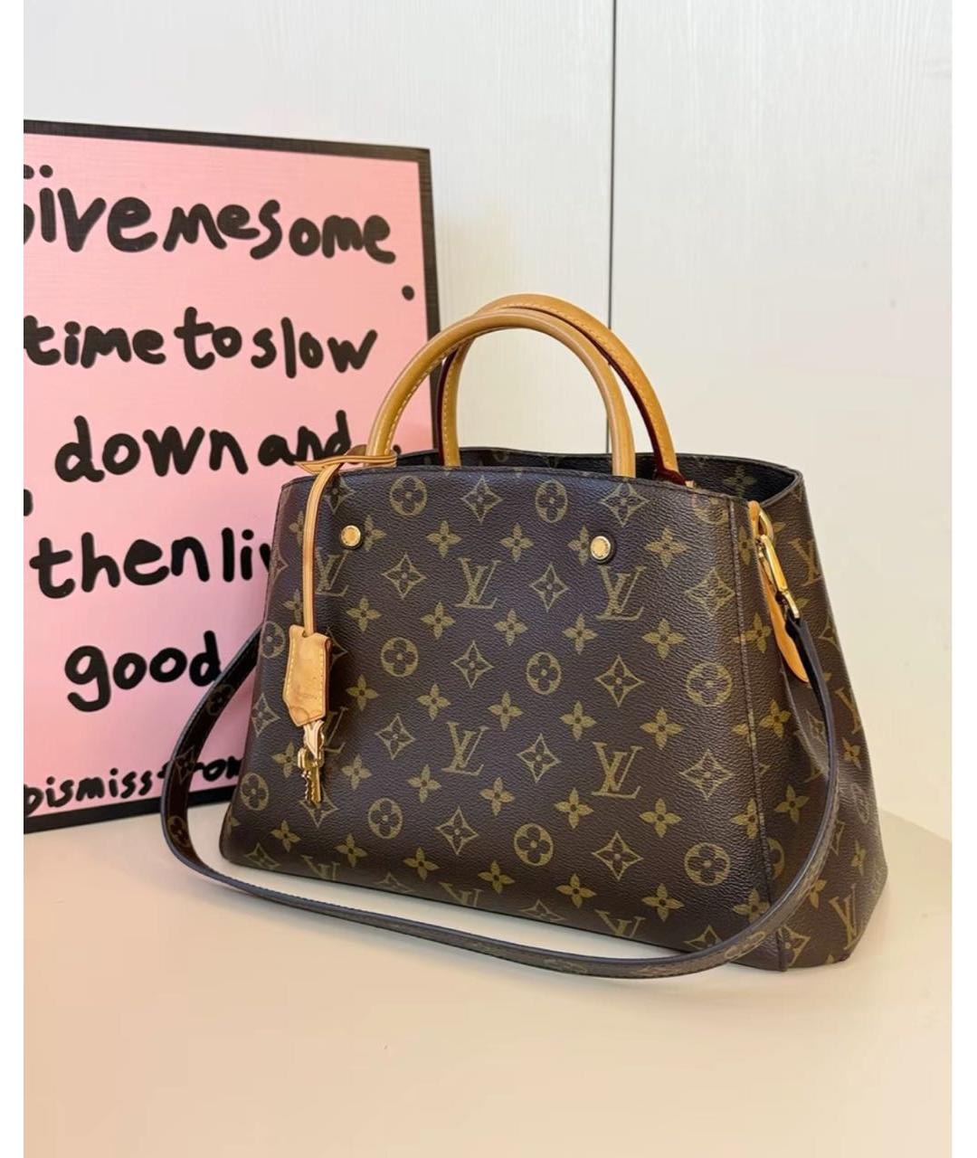 LOUIS VUITTON Коричневая сумка через плечо, фото 2