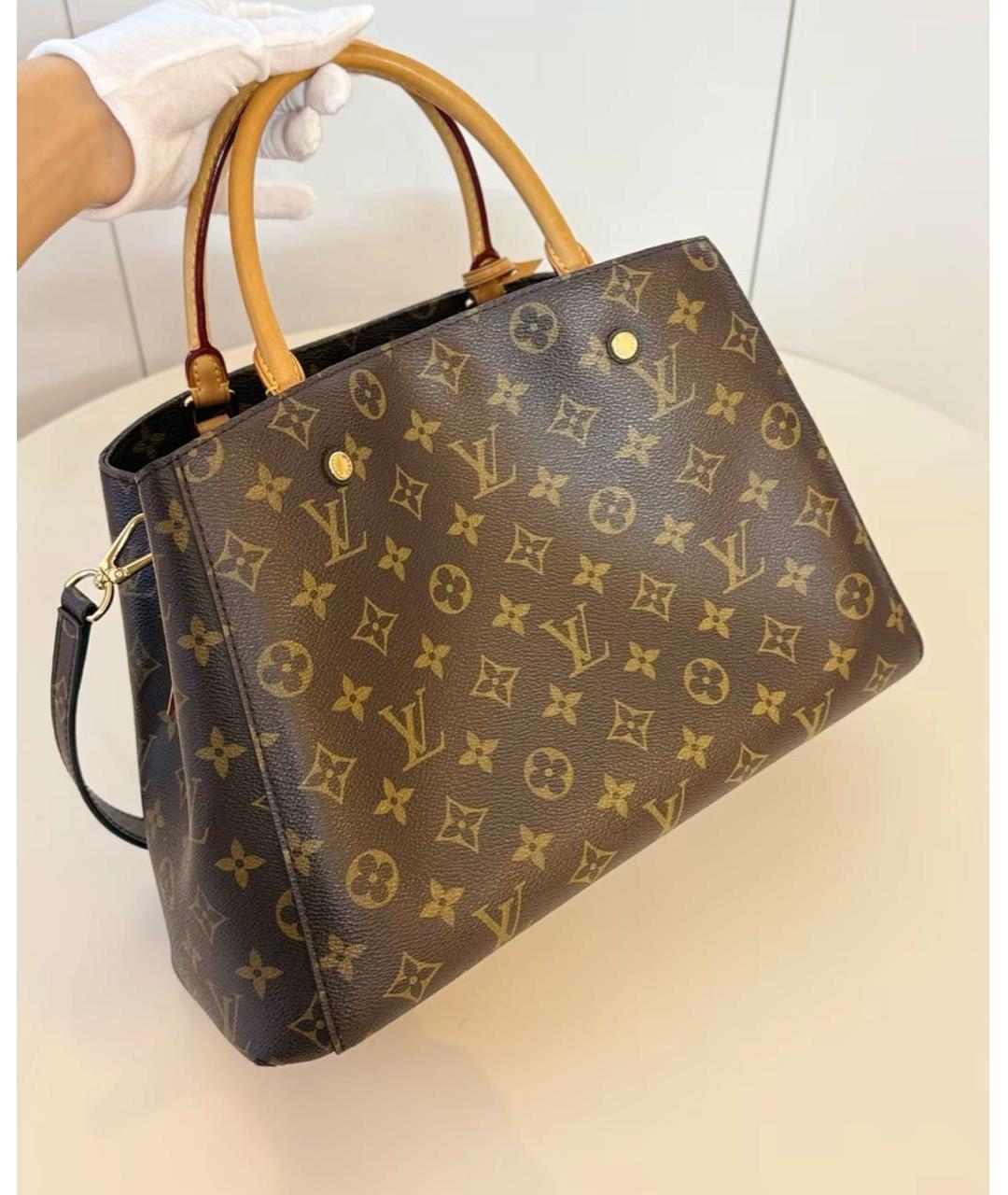 LOUIS VUITTON Коричневая сумка через плечо, фото 5