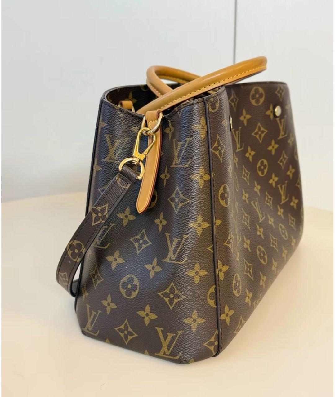 LOUIS VUITTON Коричневая сумка через плечо, фото 4