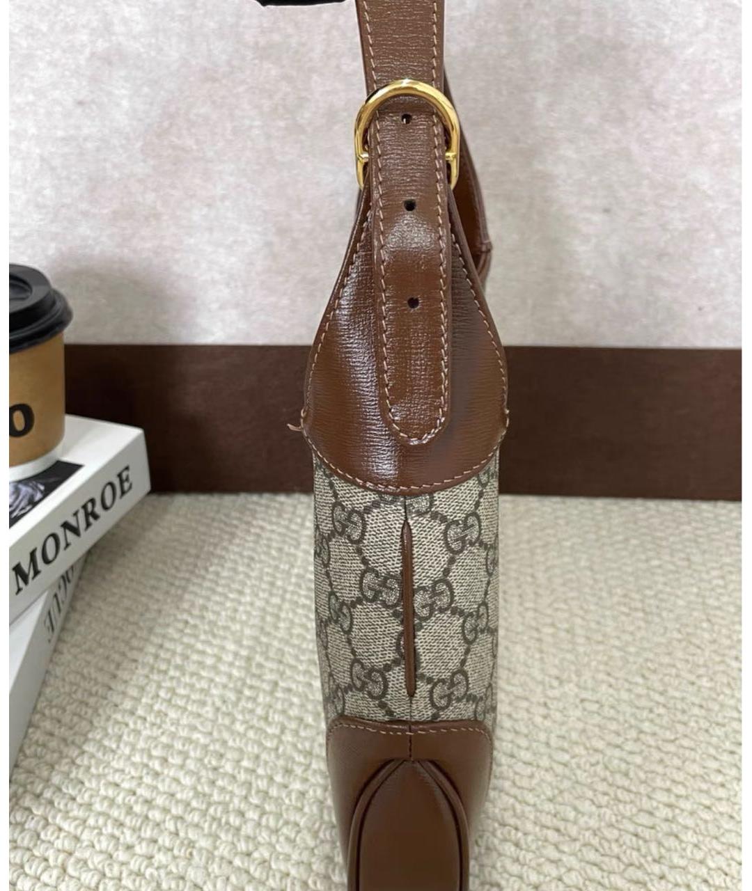 GUCCI Коричневая сумка через плечо, фото 5