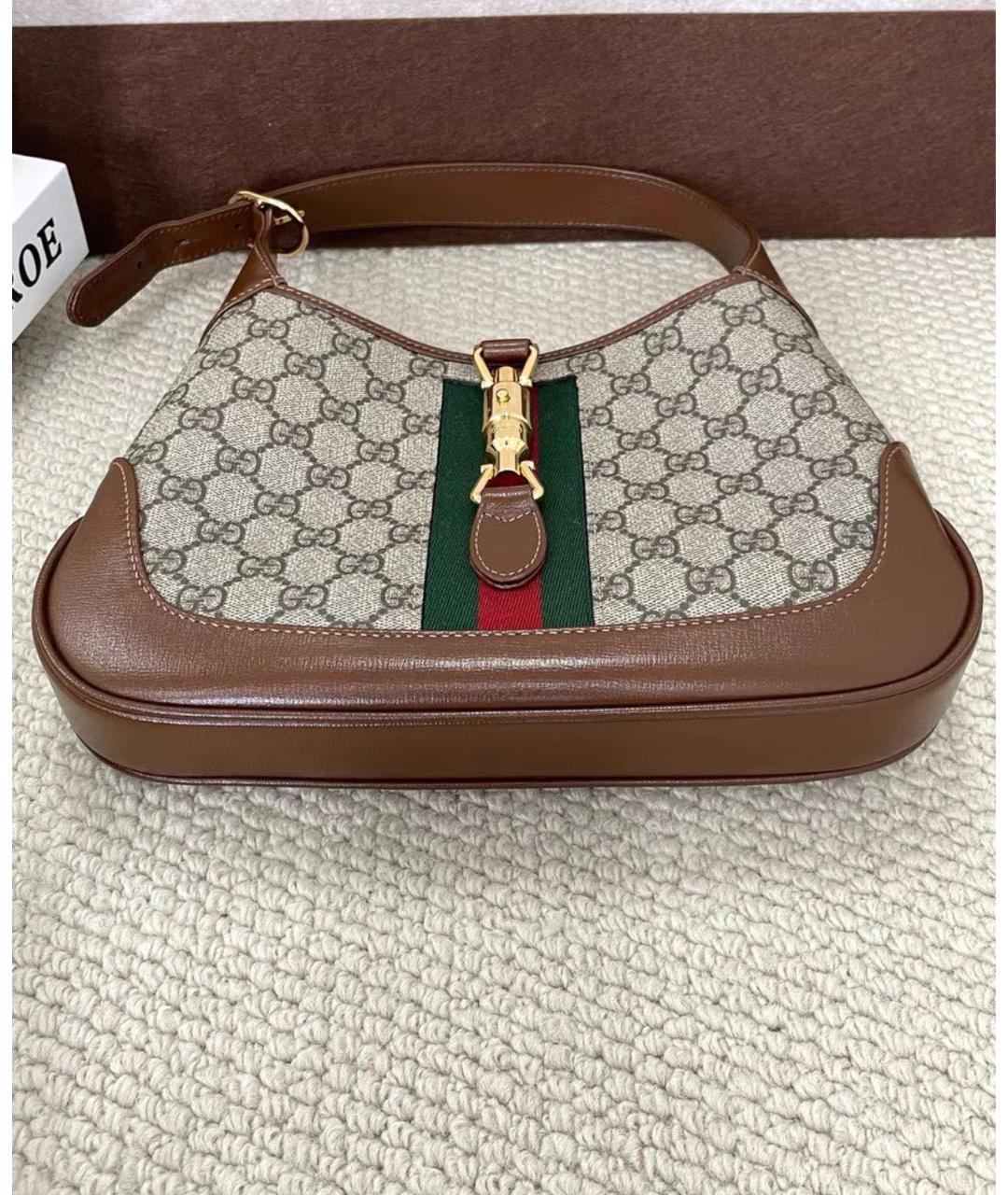 GUCCI Коричневая сумка через плечо, фото 4