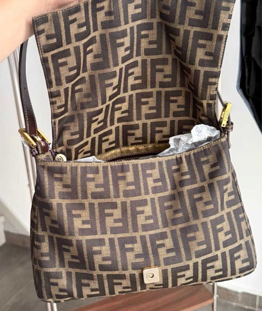 FENDI Коричневая сумка через плечо, фото 6
