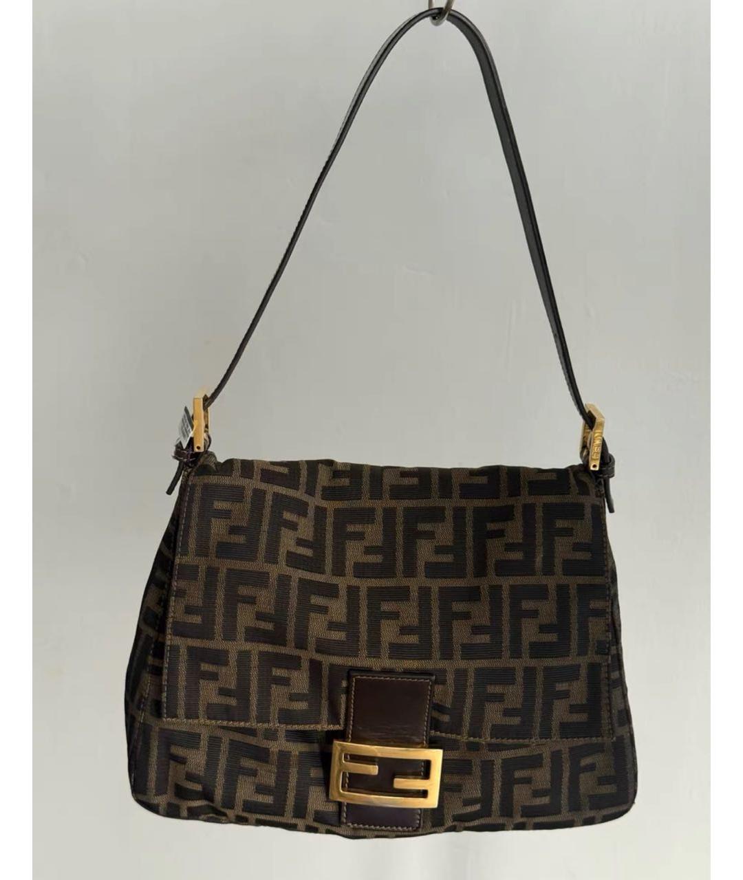FENDI Коричневая сумка через плечо, фото 2