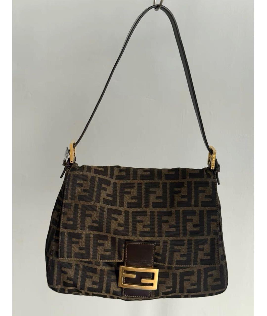 FENDI Коричневая сумка через плечо, фото 8