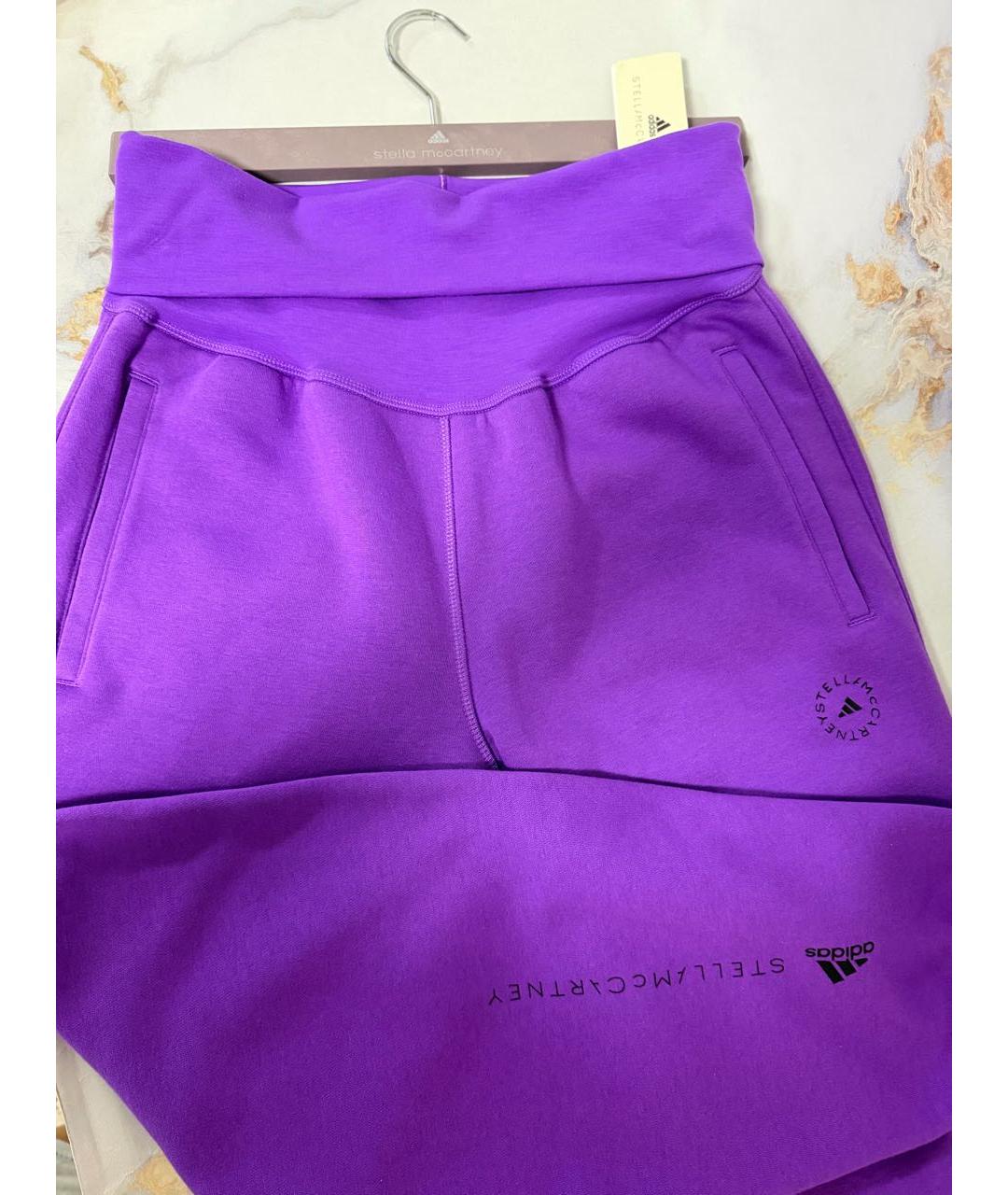 ADIDAS BY STELLA MCCARTNEY Фиолетовые прямые брюки, фото 5