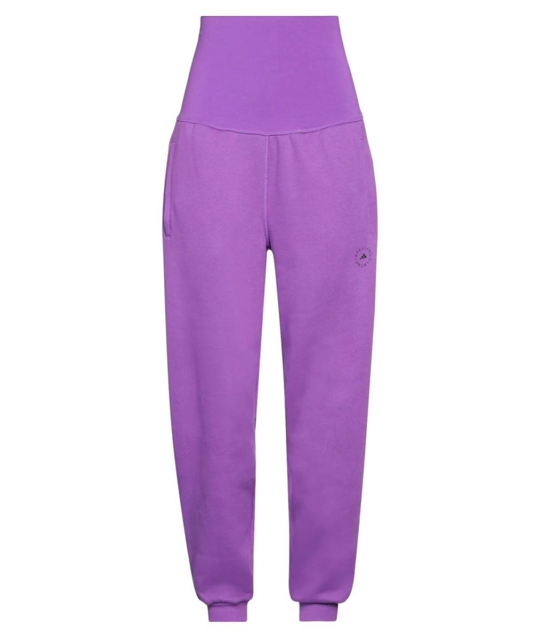 ADIDAS BY STELLA MCCARTNEY Фиолетовые прямые брюки, фото 1