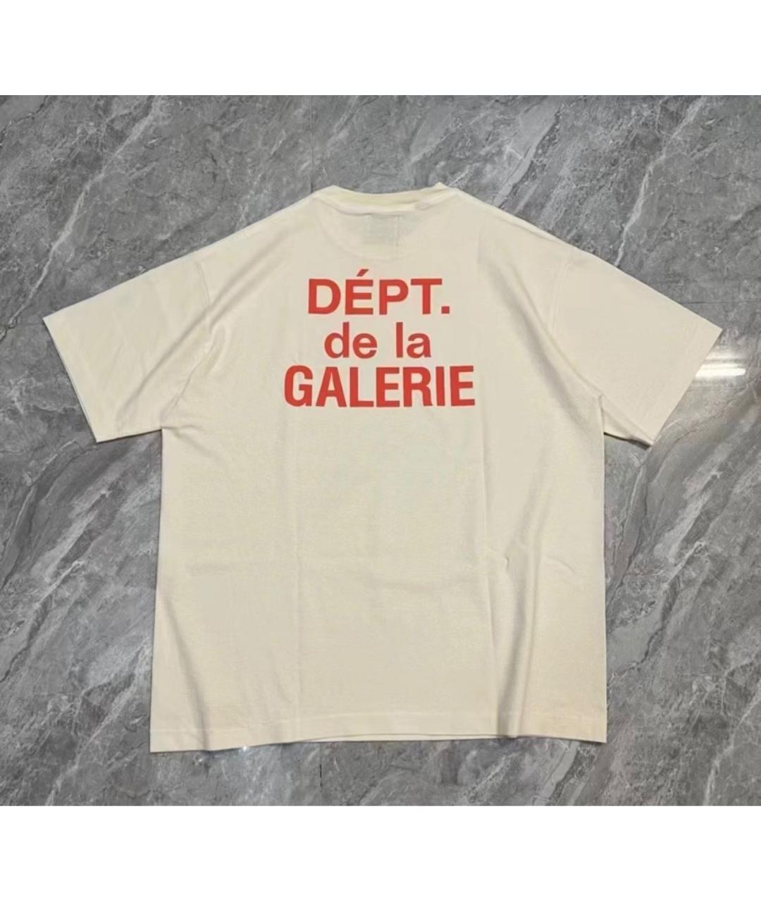 Gallery Dept Бежевая хлопковая футболка, фото 2