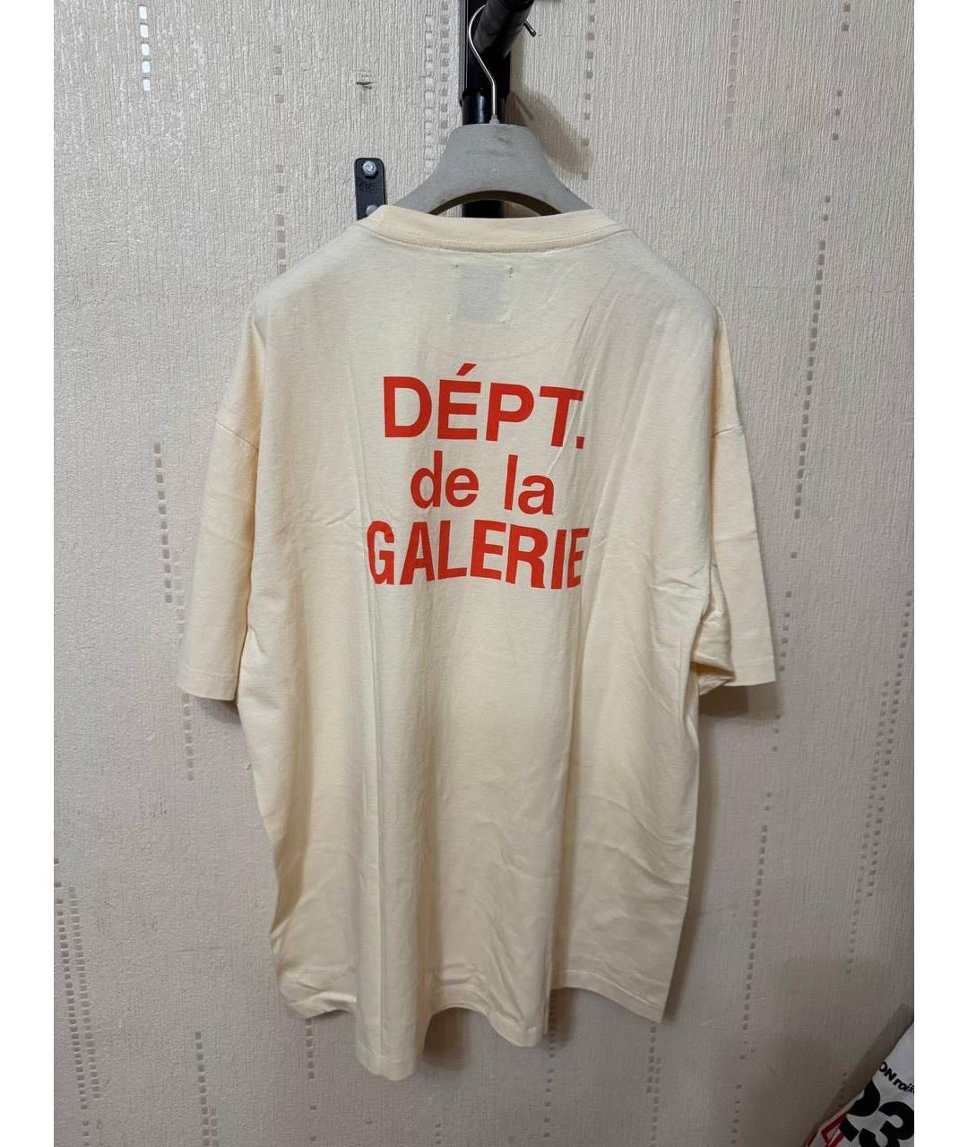 Gallery Dept Бежевая хлопковая футболка, фото 5