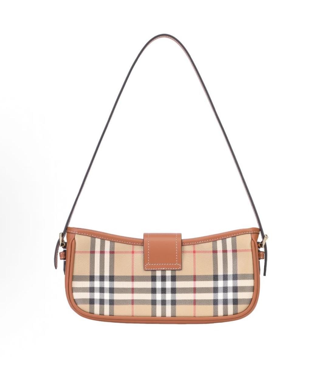 BURBERRY Бежевая сумка с короткими ручками, фото 3