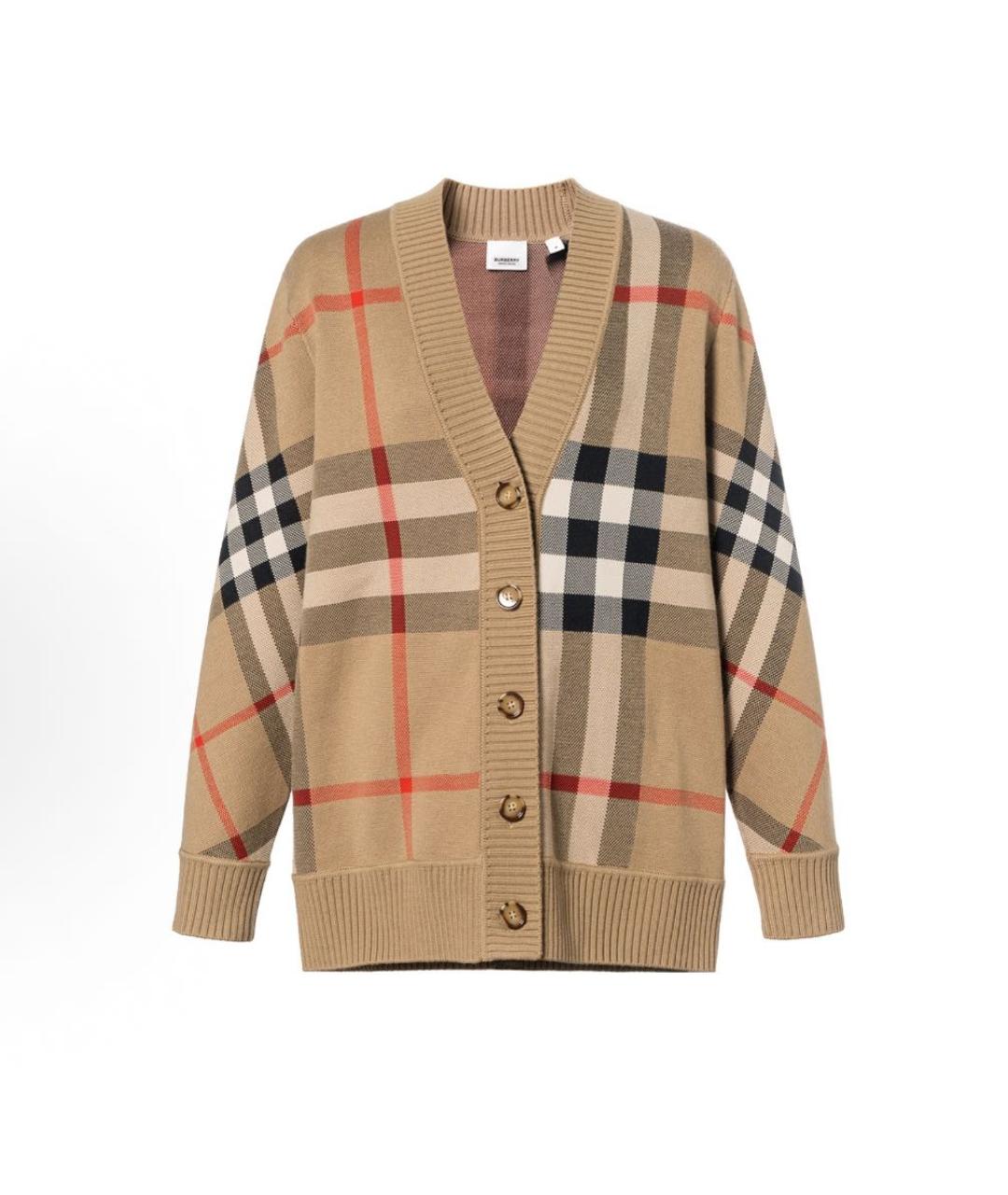 BURBERRY Бежевый кардиган, фото 5