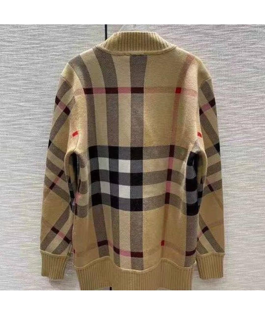 BURBERRY Бежевый кардиган, фото 4