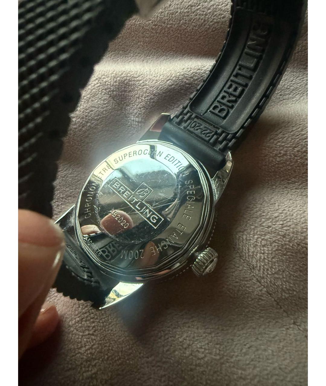 BREITLING SUPEROCEAN Черные часы, фото 2