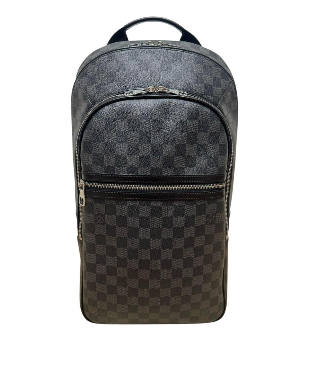 LOUIS VUITTON Черный рюкзак из канвы, фото 1