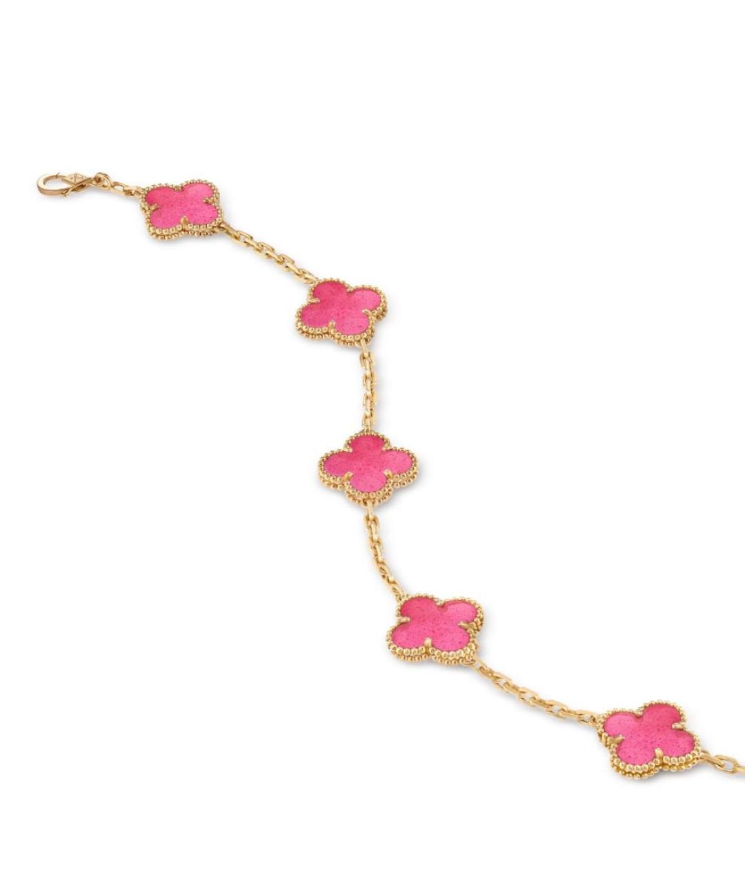 VAN CLEEF & ARPELS Розовый браслет из желтого золота, фото 3