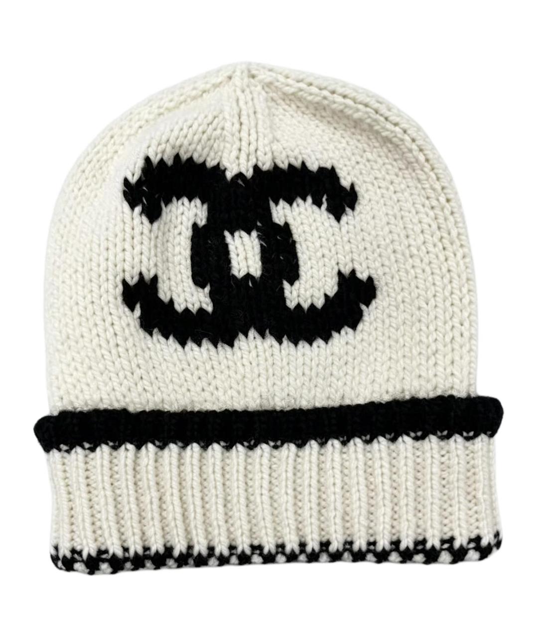 CHANEL Бежевая шапка, фото 1