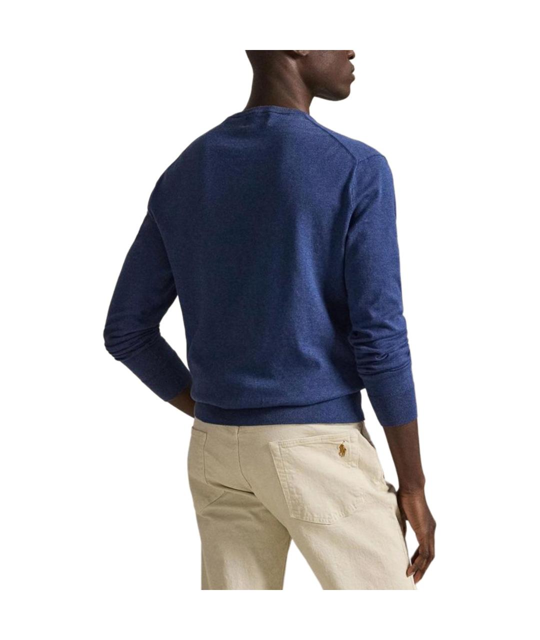 POLO RALPH LAUREN Темно-синий джемпер / свитер, фото 2