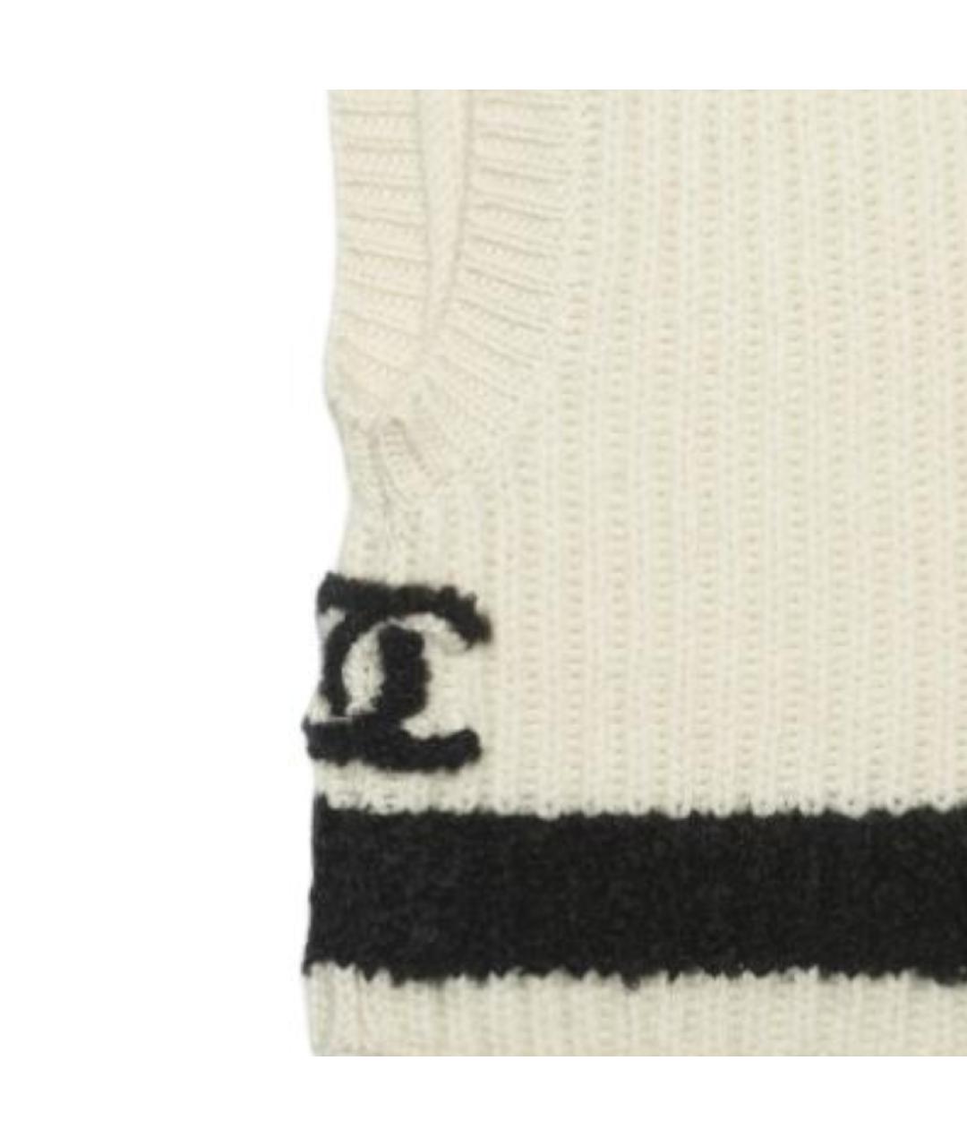 CHANEL Белая шапка, фото 2