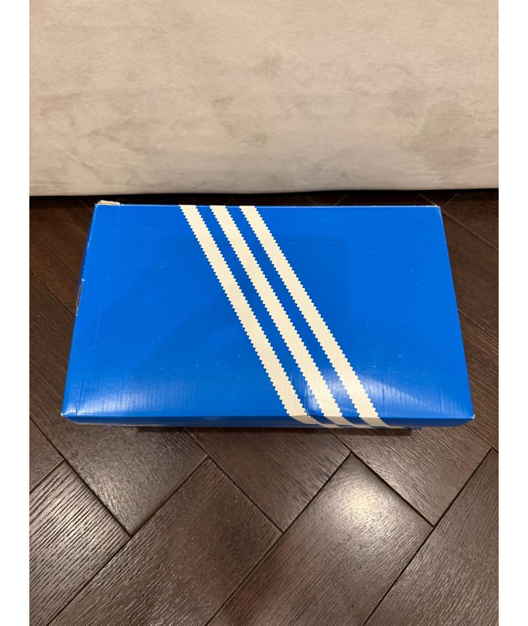ADIDAS Белые кожаные низкие кроссовки / кеды, фото 8
