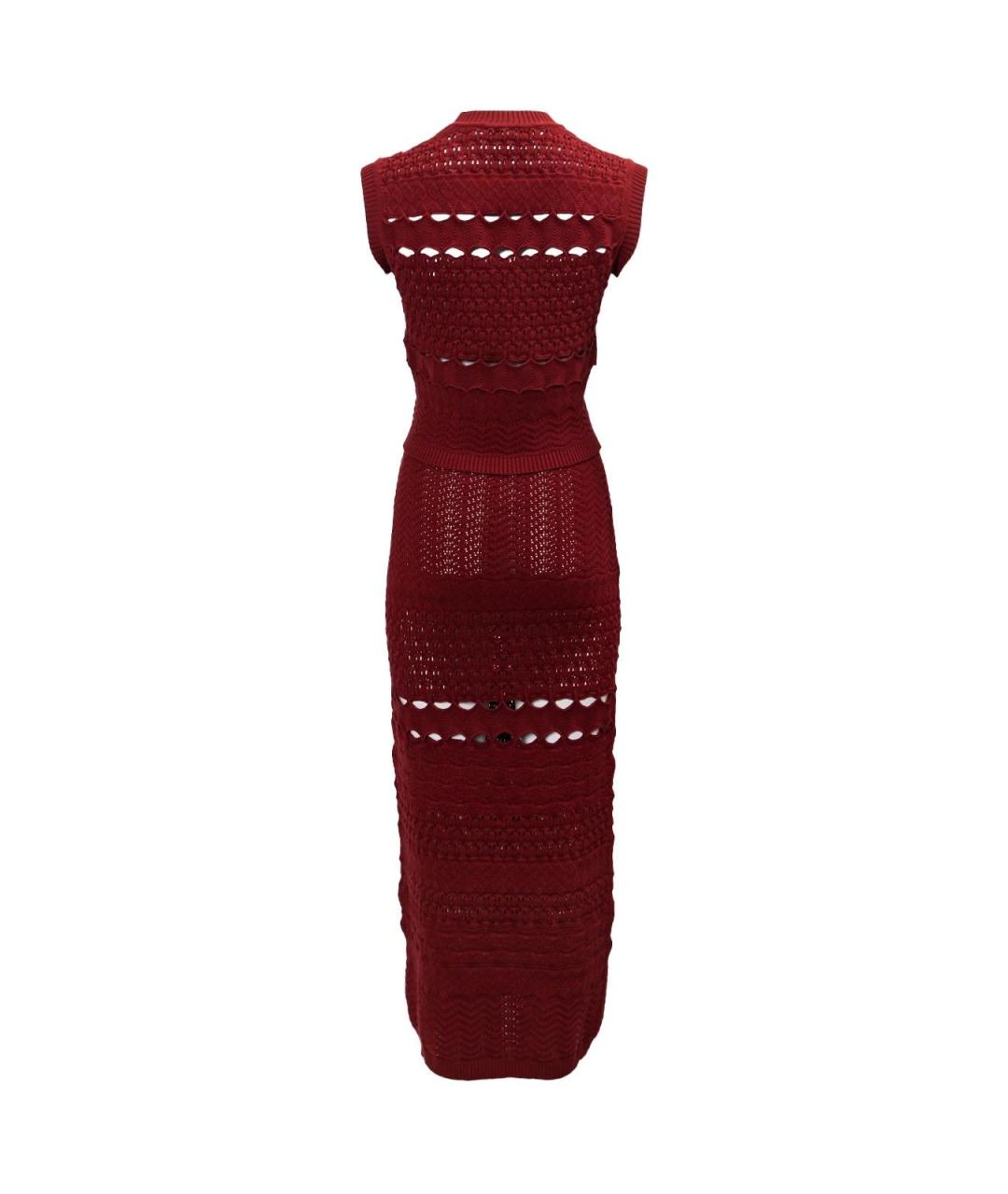 ELIE SAAB Красный вискозный костюм с брюками, фото 2