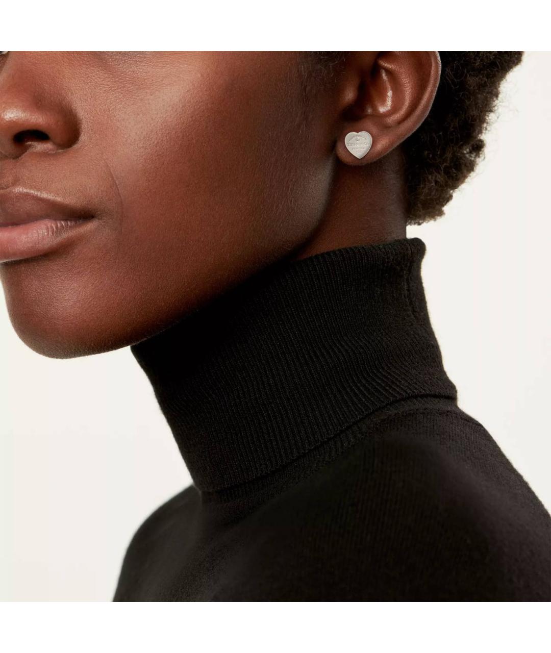 TIFFANY&CO Серебряные серебряные серьги, фото 7