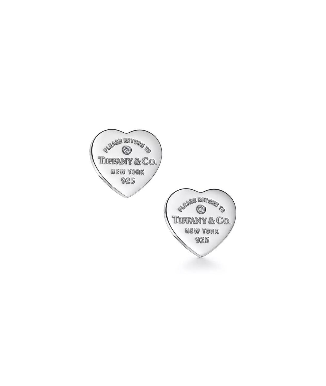 TIFFANY&CO Серебряные серебряные серьги, фото 8