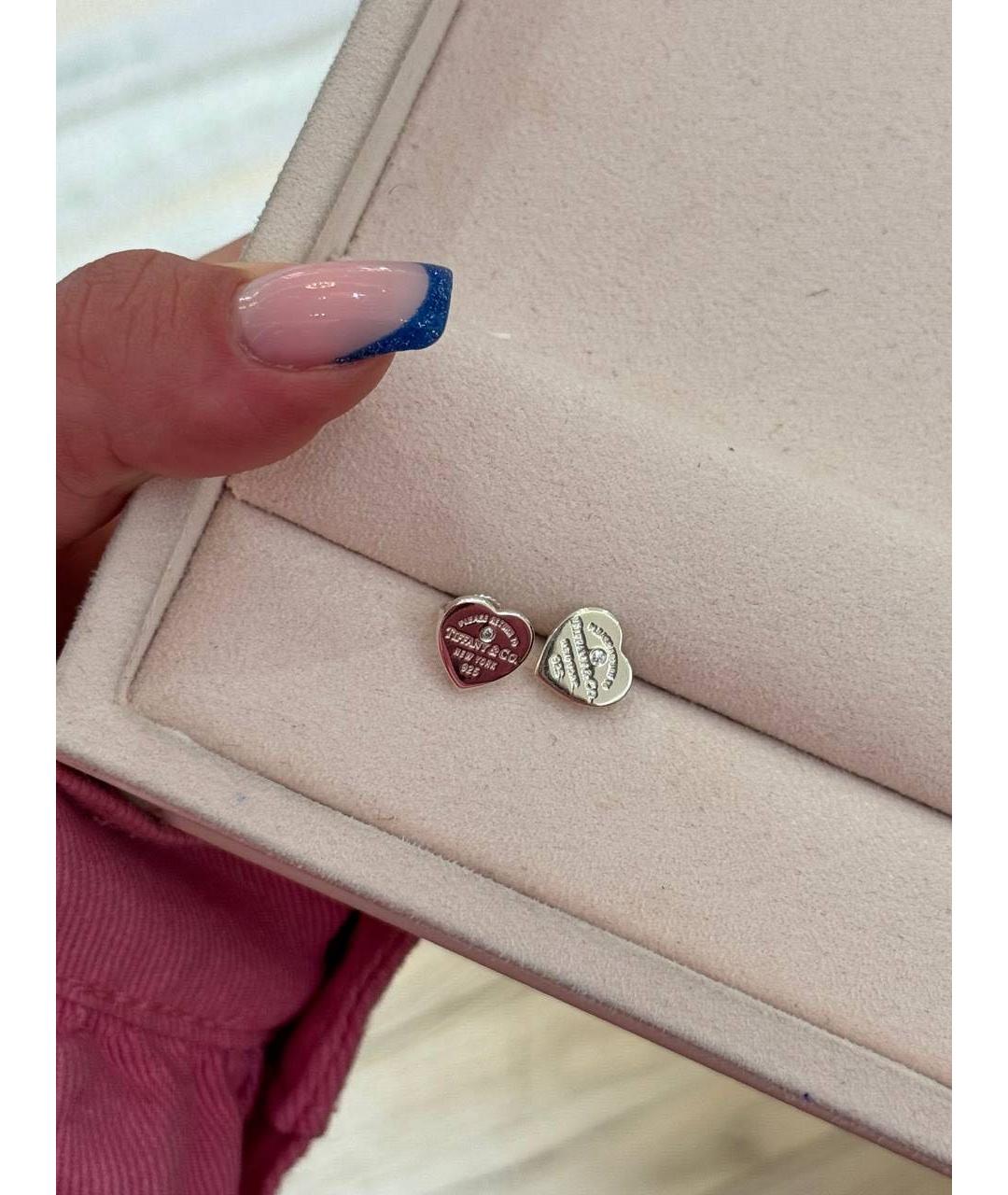 TIFFANY&CO Серебряные серебряные серьги, фото 2