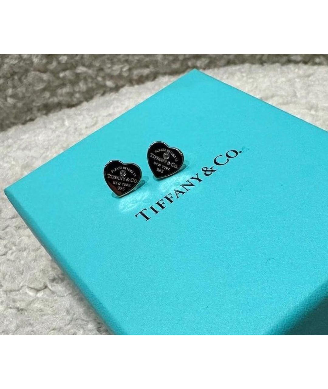 TIFFANY&CO Серебряные серебряные серьги, фото 4